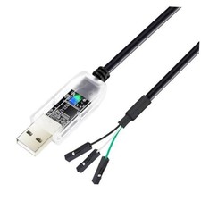 USB to TTL Serial Cable Adapter FTDI Chip 3.3V 3 Pin LED Indicators UART 6ft picture