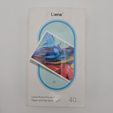 NEW Liene 4x6 Photo Printer Paper and Ink Cartridge Refill Pack 40 Sheets SD21 picture