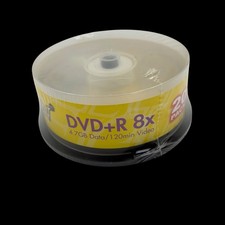 Teon DVD+R 8x 4.7GB 120-Min Video 20-Pack Spindle | Brand New picture