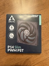 ARCTIC P14 SLIM PWM PST Case Fan 140 mm PWM Sharing Technology PC extra slim picture