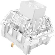 Kailh Box White Mechanical Keyboard Switches,3-Pin 45Gf Clicky/Speed Typing/Gami picture