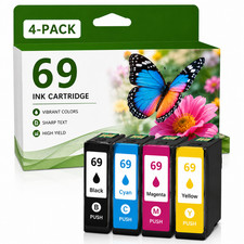 69 4Pk Ink Cartridge Replacement  for Epson Stylus WF-1100 CX6000 NX400 NX415 picture