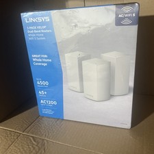 Linksys Velop Dual Band AC1200 Intelligent Mesh WiFi Router - 3 Pack -A1 picture