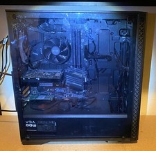 Gaming PC Desktop Computer Custom Built Beginner Parts CPU GPU RBG Ryzen Corsair picture