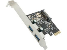 StarTech.com 2 Port PCI Express PCIe SuperSpeed USB 3.0 Controller Card w/ SATA picture
