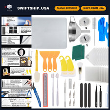 52 Pcs 3D Printing Tool Kit - Stainless Steel Filter, Silicone Pad, Scraper, Twe picture
