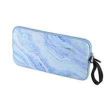 Neoprene Carrying Keyboard Sleeve Case Bag Protection Pouch Blue Marble Pattern picture