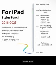 Apple Stylus Pencil for iPad , Type-C Charging, Magnetic, Multi-Color picture