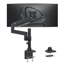 Mount-It Ultrawide Monitor Arm Heavy-Duty Gas Spring Desk Mount 17–35” Curved picture