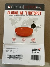 SIMO - Solis Hero Hotspot & Power Bank - Multi-Carrier, WiFi in 140+ Countrie... picture