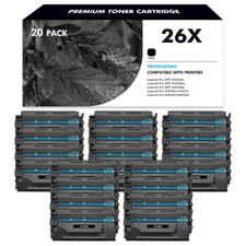 20PK Compatible With HP LaserJet Pro M402n MFP High Yield CF226X 26X Black Toner picture