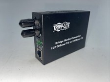 Tripp Lite Fiber Optic 10/100BaseT to 100BaseFX-ST Multimode Media Converter 2km picture