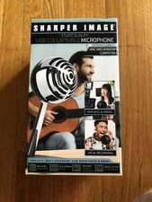 Sharper Image Studio Quality USB Collapsible Twin Condensor 360 Microphone picture