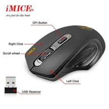 iMice 2.4GHz Wireless Optical Mouse w/Lighted Scroll Wheel and Left, Right Click picture