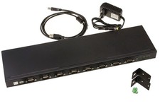USB 8 PORT RS232 RACKABLE Converter RS-232 DB9 INDUSTRIAL RANGE picture