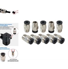 PC4-M10 Bowden Tube Coupler 10mm Thread 4mm PTFE Push Fitting for E3D V6 picture