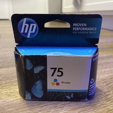 HP 75 Tri color Ink Cartridge Genuine OEM CB337WN NIB, EXP FEB 2016 picture