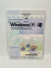 Vintage Microsoft Windows 98 getting started book With Product Key, NO CD picture