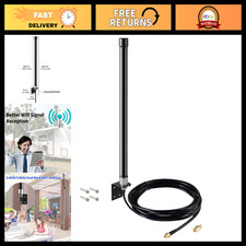 10dBi Long Range Dual Band WiFi Antenna 2.4GHz 5GHz for Router & IP Camera picture