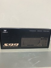 AULA S99-Key Tri-Mode Creamy RGB Gaming Keyboard, Backlit, Numpad & Knob, Pink picture
