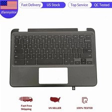 Palmrest Non-Backlit Keyboard Touchpad For Dell Chromebook 3100 09X8D7 Black USK picture