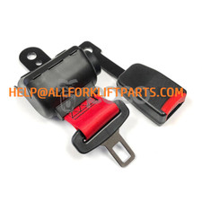 UNIVERSAL FORKLIFT RETRACTABLE SEAT BELT RED GOLF CART TRACTOR NEW DISCOUNT picture