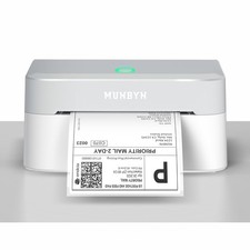 Wireless Bluetooth Thermal Label Printer - 4x6 Shipping Labels, Fast & Efficient picture