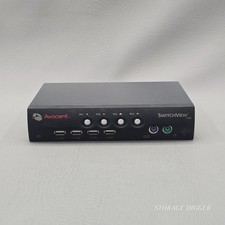 Vintage Avocent SwitchView 4-Port USB Hybrid 520-337-001 Switch, Black, Taiwan picture