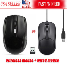  Wireless Optical Mouse Mice 2.4GHz USB Receiver For Laptop PC Computer DPI lot picture