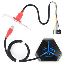 ATX Power Switch with USB PC Remote Start Motherboard Power and Reset Button picture