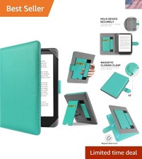 Elegant Cyan Protective Case for 7-Inch Kindle & Kobo eReaders - Built-in Pocket picture
