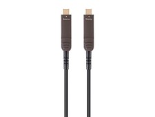 Monoprice USB 3.1 Type-C to Type-C Video Cable - 30ft, 4K@60Hz, Fiber Optic, AOC picture