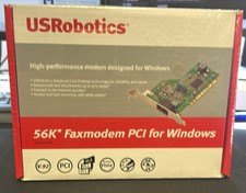 NEW USRobotics USR5699B 56K V.92 PCI Fax Modem for Windows Sealed Box picture