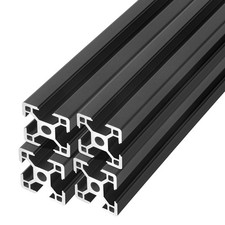 3030 T Slot Aluminum Extrusion for 3D Printer Parts and 700mm(27.5''), Black  picture