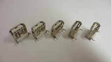 5 Pcs Pack Lot Standard USB 2.0 Jack Socket Type A 90 Degrees Port Female 4 Pins picture