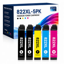 5PK 822XL Cartridges Compatible For Epson picture