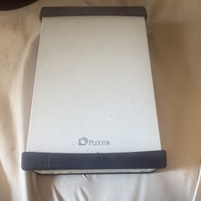 PLEXTOR PX-W2410TU USB External CD-RW External Drive Silver/Black/works picture