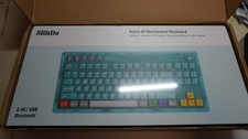 8BitDo Retro 87 Mechanical Wired Keyboard Blue Programmable Keys English QWERTY picture