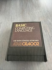 BASIC : Computing Language CXL4002 Original ATARI Computer Cartridge picture