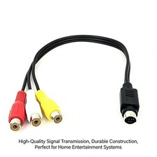 Game Capture HD Composite Video Stereo Audio 7 Pin AV S-video RCA Cable Adaptor picture