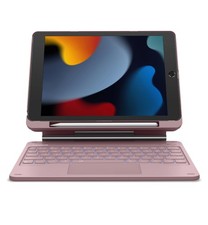 Dexnor iPad 10.2 Keyboard Case 9th 8th 7th Gen Backlit Trackpad Rose Pink picture