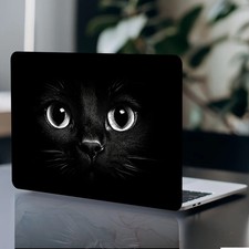 2 Piece Cat Laptop Art Decal Case Universal Netbook Skin Sticker Non Repeatable  picture