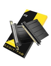 EZDIY-FAB PCIe 5.0 Riser Cable, Gen5 GPU Extender, Right Angle, 20cm, Black |... picture
