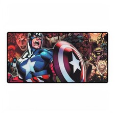 Marvel Captain America Shield Classic Comic Action Character Ensemble Mouse Pad picture