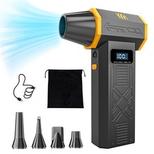 Portable Electric Air Duster with Led Light, Powerful 120000RPM 4 Speed Adjustab picture
