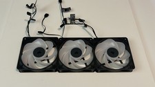 CORSAIR - RS120-R ARGB 120mm PWM Reverse Case Fans Triple Pack - Black picture