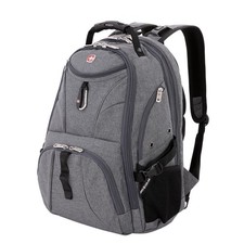 SwissGear 1900 ScanSmart 17” Laptop Backpack Grey 17-Inch, Heather  picture