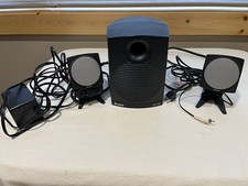 Boston Acoustics BA745 3-Piece Computer Speaker System Tested Works picture