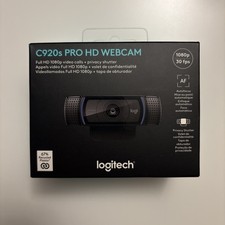 New Sealed Logitech C920s Pro HD 1080P Webcam With Duel Stereo Microphone picture
