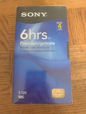 Sony T120VR 6 Hours VHS 4 Pack picture